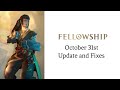 FELLOWSHIP Hotfix Meiko Rework INFINITE ARMOR GONE Oct 31 Patch Notes Breakdown