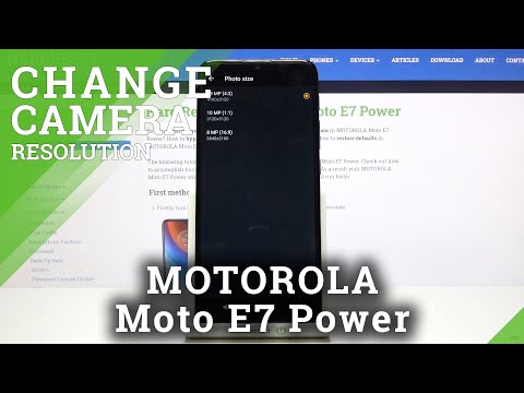 Photo Size – MOTOROLA Moto E7 Power and Camera Managing