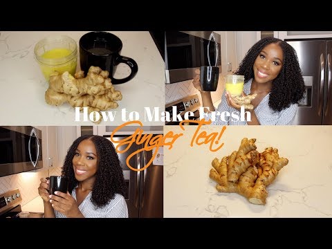 HOW TO: FRESH GINGER TEA | DIY | TheLifestyleLuxe