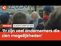 Frans Timmermans stuit op demonstranten in Enschede tijdens Climate Start-up dag
