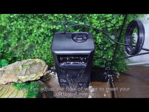220GPH 10W Turtle Tank Filter Aquarium Filter Power Adjustable 10 40 Gal  Small Internal Filter 3 St