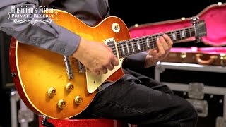 Video thumbnail for Gibson Custom Mike McCready Signed and Aged '59 Les Paul Electric Guitar by Musician's Friend