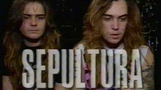 Sepultura 1990 (maybe October 1989) Headbangers Ball