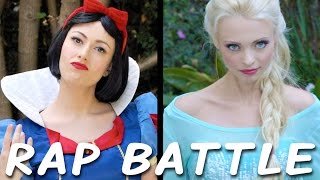 SNOW WHITE vs ELSA: Princess Rap Battle (Whitney A