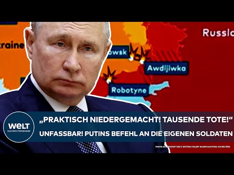UKRAINE-KRIEG: "Praktisch niedergemacht! Tausende Tote!" Putins unfassbarer Befehl an seine Soldaten
