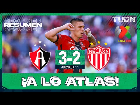 Highlights and goals | Atlas 3-2 Necaxa | Liga MX - Matchday 11 Apertura 2025 | TUDN