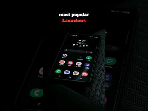 Top 5 most popular Launchers on android  #shorts #launcher  #android #popular #app