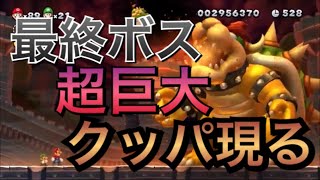 #14【最終回】【NewスーパーマリオブラザーズUデラックス】規格外のでかさ
