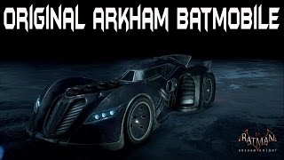 Batman Arkham Knight Original Arkham Batmobile Gameplay