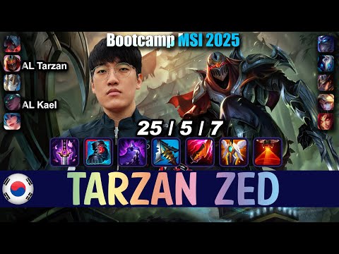 AL Tarzan ZED vs KINDRED Jungle - Patch 25.13 NA Ranked | Bootcamp MSI 2025 | lolrec