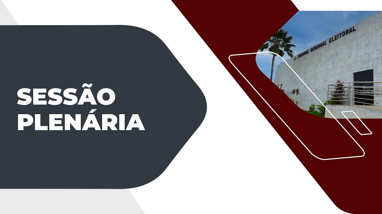 Sessão Plenária do Tribunal Regional Eleitoral de Sergipe 14/09/2024
