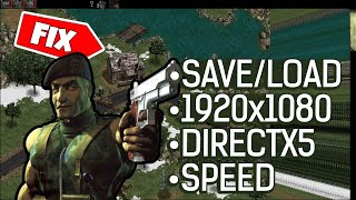 Fix for Commandos on Windows with DirectX 5, Widescreen, Save/Load & Speed Patch