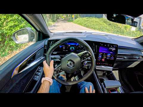 NEW Renault Espace esprit Alpine 2024 [1.2 E-Tech 200 hp] |0-100| POV Test Drive #2159 Joe Black