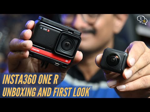 Insta360 One R Twin edition Unboxing and First Look (4k and 360 degree camera modules)