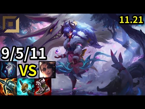 Kindred ADC vs Samira - KR Challenger | Patch 11.21