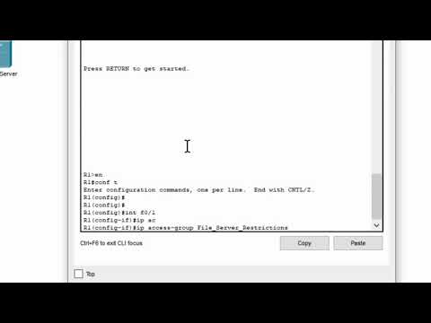 [CCNA 2]PT 7.2.1.7 Packet Tracer - Configuring Named Standard ACLs Instructions (ver.JPN)