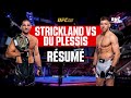 STRICKLAND V DU PLESSIS : Résumé d'un combat POLÉMIQUE pour le titre des -84kg de l'UFC