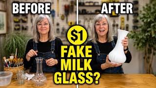 Stop Buying Milk Glass — This $1 Trick Looks 100% Real