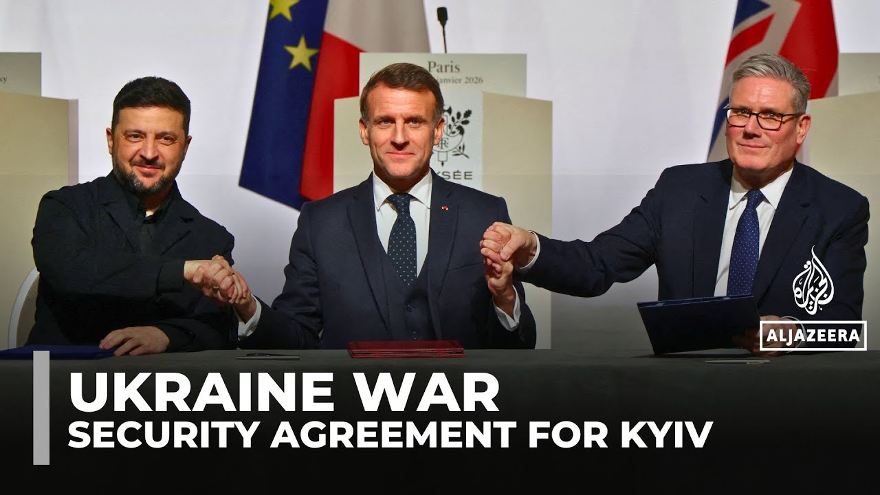 US backs security guarantees for Ukraine, as France and UK pledge troops