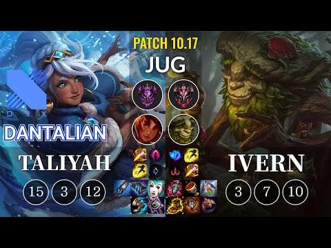 DRX Dantalian Taliyah vs Ivern Jungle - KR Patch 10.17