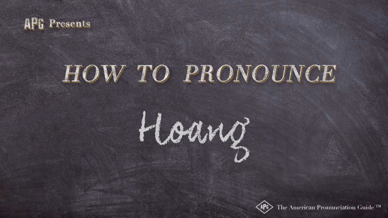 How to Pronounce Hoang (Real Life Examples!)