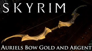 Skyrim Mod Spotlight: Auriels Bow Gold and Argent Retexture