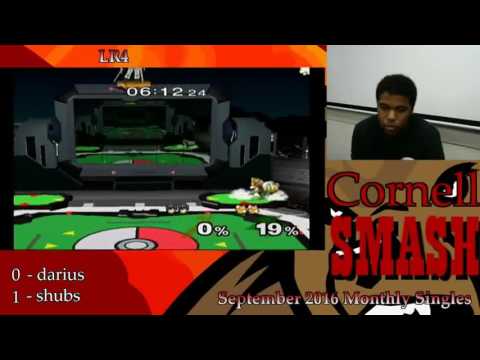 CU Monthly 13 - Darius (Fox) vs shubs (Marth) Singles Losers - SSBM