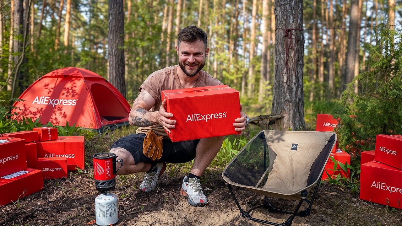 ПРОВЕРКА ТОВАРОВ с ALIExpress для выживания и КЕМПИНГА