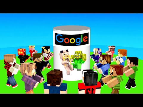 100 YOUTUBER vs. GOOGLE BASE! ✿ Minecraft [Deutsch/HD]