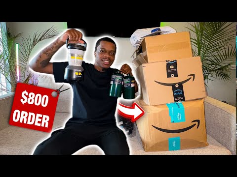 $800 Amazon Camping / Backpcking Gear Unboxing !!