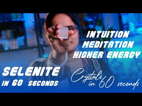 Selenite in 60 Seconds | Crystals in 60 Seconds | Changing your Mind Set | The Last Monk