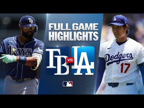 LA다저스 VS 탬파베이 5:4 MLB 하이라이트