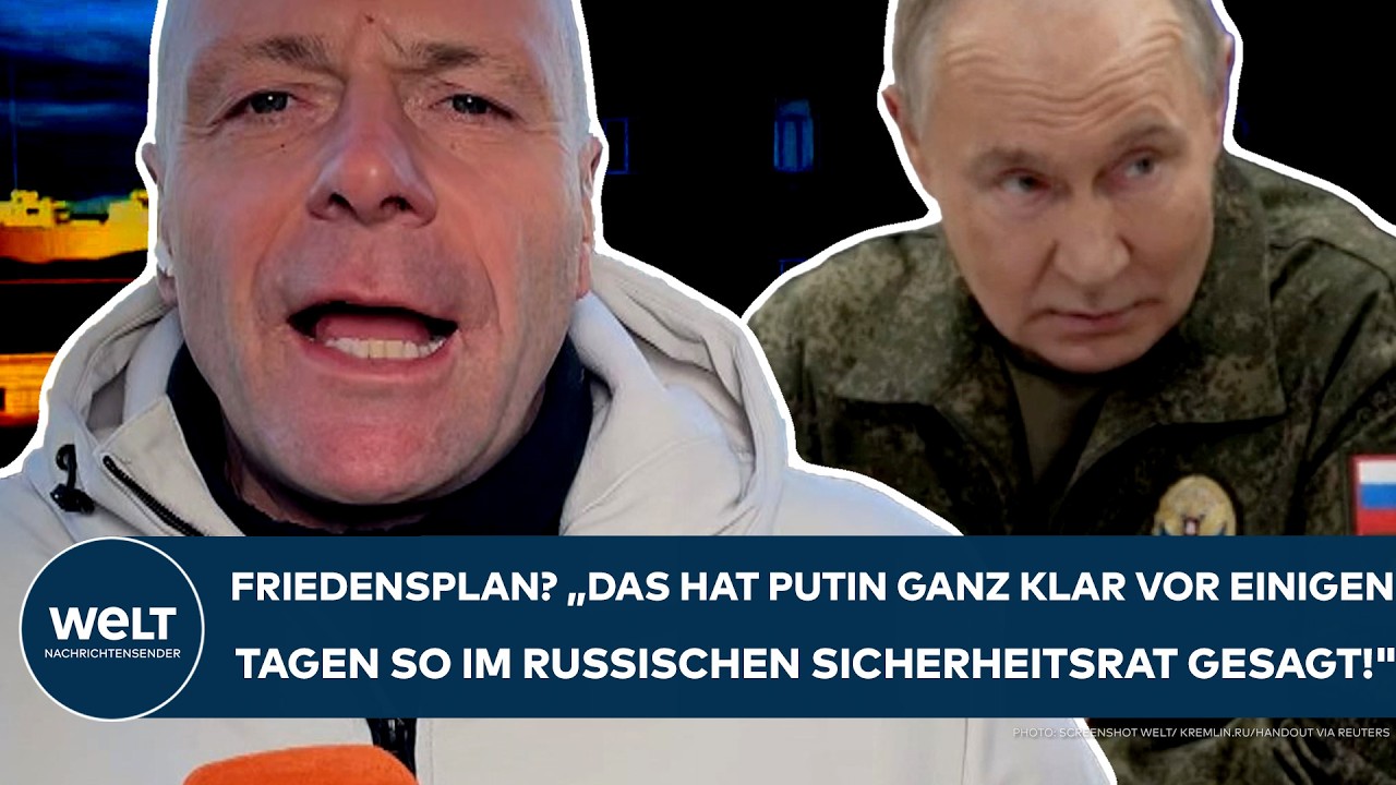 UKRAINE-KRIEG: Neuer Friedensplan? "Das ist natürlich etwas, was die Russen hellhörig macht!"
