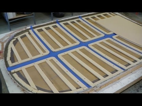 440 Carver Wire Runs Inside Fiberglass Hardtop (MUST SEE!)