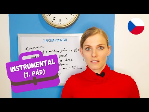 Czech Cases: Instrumental Singular (Nouns)
