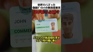 偽パイロットの無賃搭乗実話