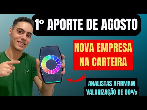 1° APORTE DE AGOSTO/O QUE COMPREI?