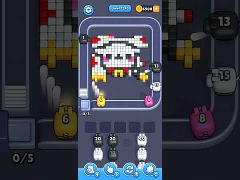 Pixel Flow Level 2243 Walkthrough