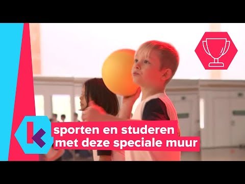 een spiksplinternieuwe interactieve muur