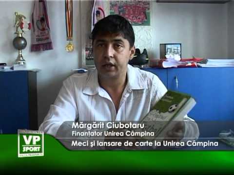 Meci şi lansare de carte la Unirea Câmpina