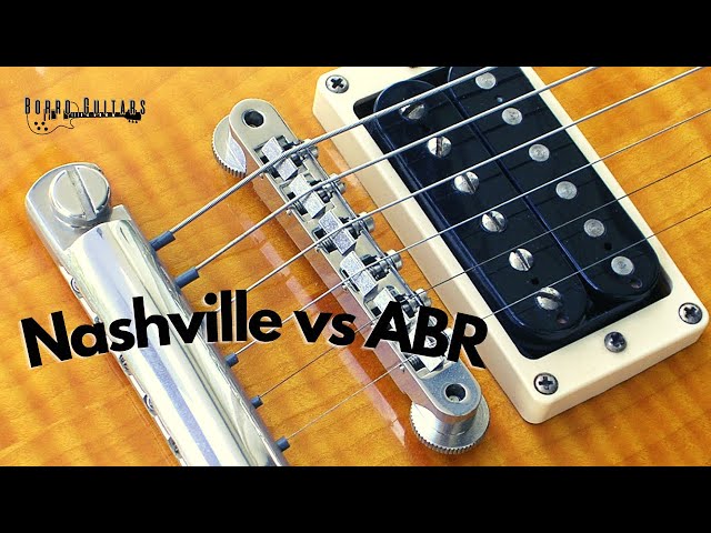 Vídeo relacionado con KAISH Puente de sillín de guitarra cromada Tune-O-Matic para Gibson Les Paul, SG, ES Dot, Gretsch Bigsby Guitarra con postes roscados M4
