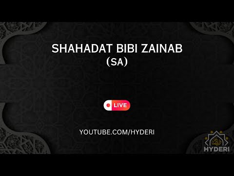 Shahadat of Bibi Zainab (sa) | Sheikh Nuru