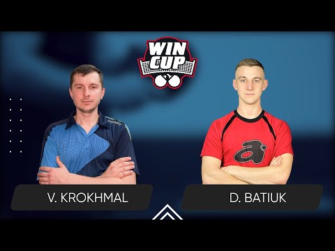 14:00 Vitalii Krokhmal - Dmytro Batiuk West 3 WIN CUP 31.07.2024 | Table Tennis WINCUP