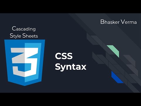 CSS Tutorial for beginners in Hindi 3 | CSS Syntax