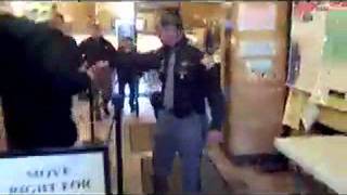 December 30, 2011 Occupy Kokomo Protester Arrested at Courthouse by Sheriff