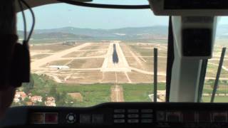 preview picture of video 'Landing in Bodrum. Приземление в Бодруме.'