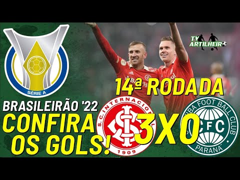 [Série A '22] 14ª Rodada | SC Internacional/RS 3 X 0 Coritiba FC | Confira Os Gols! | TV ARTILHEIRO