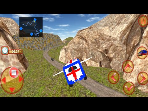 Flying Ambulance Rescue Emergency Game 2021_ Ambulance Driving Games_ Android Gameplay #3