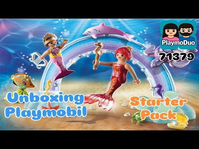 Vídeo relacionado con PLAYMOBIL Princess Magic 71502 Sirena con Concha y Perla, Incluyendo Cofre del Tesoro en Forma de almeja y Concha Decorativa, Juegos de rol imaginativos, Juguetes para niños a Partir de 4 años