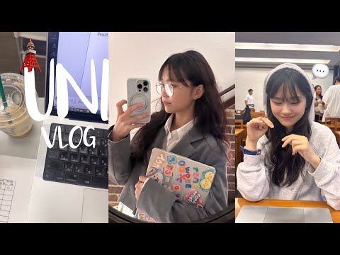 SUB)uni vlog????????back to school, getting my life together, friend’s wedding, new makeup products&bag!!????